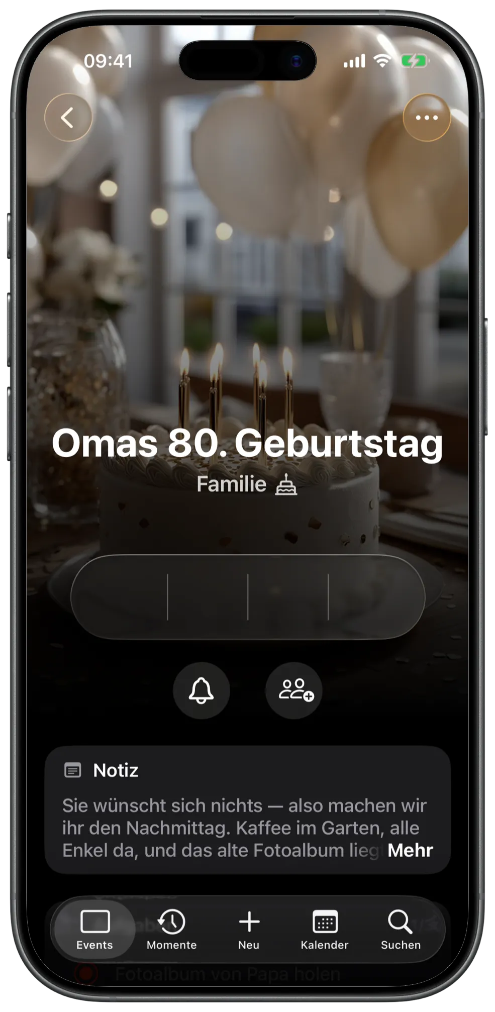 Omas 80. Geburtstag